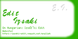 edit izsaki business card